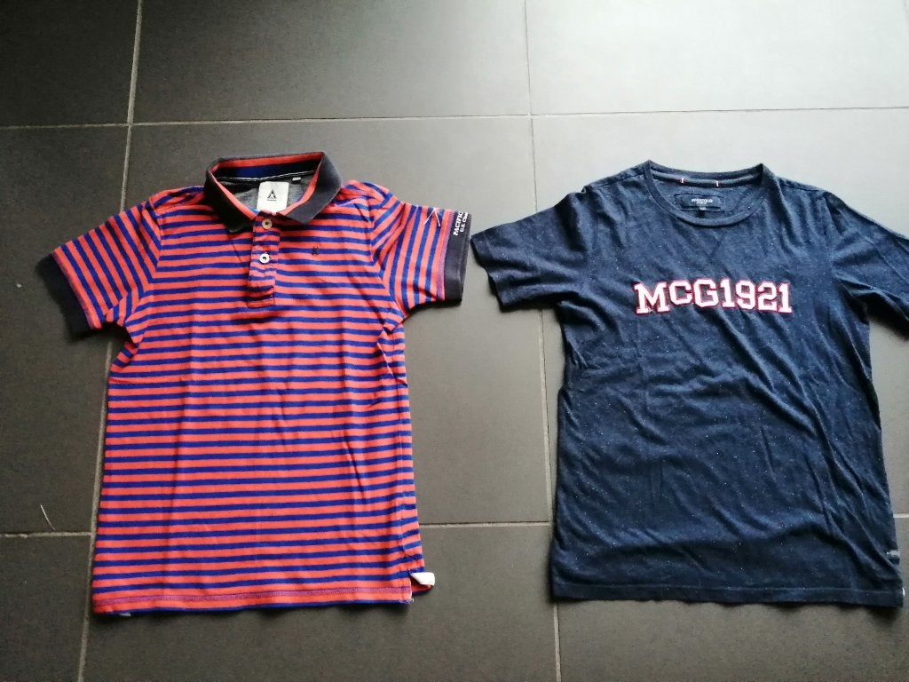 T-shirts jongens 14 jaar GAASTRA en MC GREGOR, Garçon, McGregor, Enlèvement ou Envoi, Chemise ou À manches longues