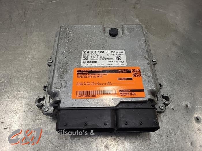 Ordinateur gestion moteur d'un Mercedes Vito, 3 mois de garantie, Utilisé, -, -