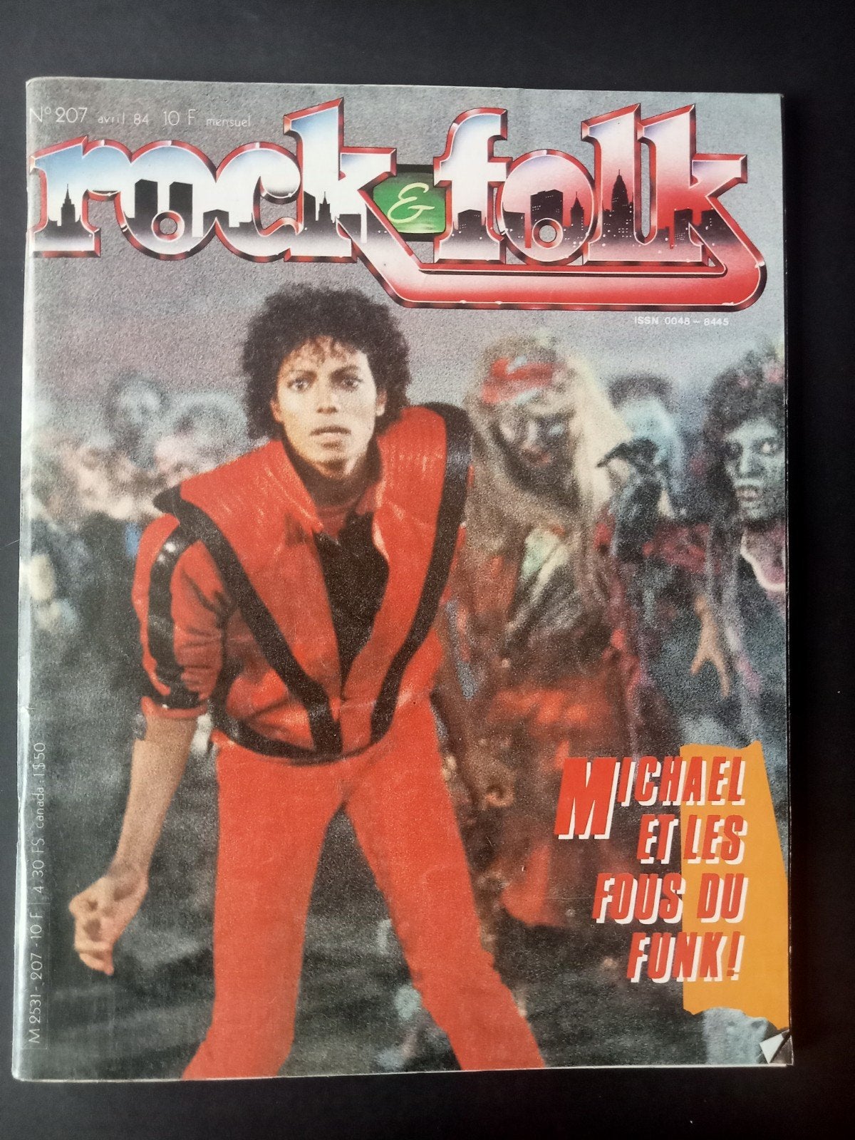 Michael Jackson, Frans Rock & Folk Magazine 1984, Cd's en Dvd's, Vinyl | Pop, Folk, Ophalen of Verzenden