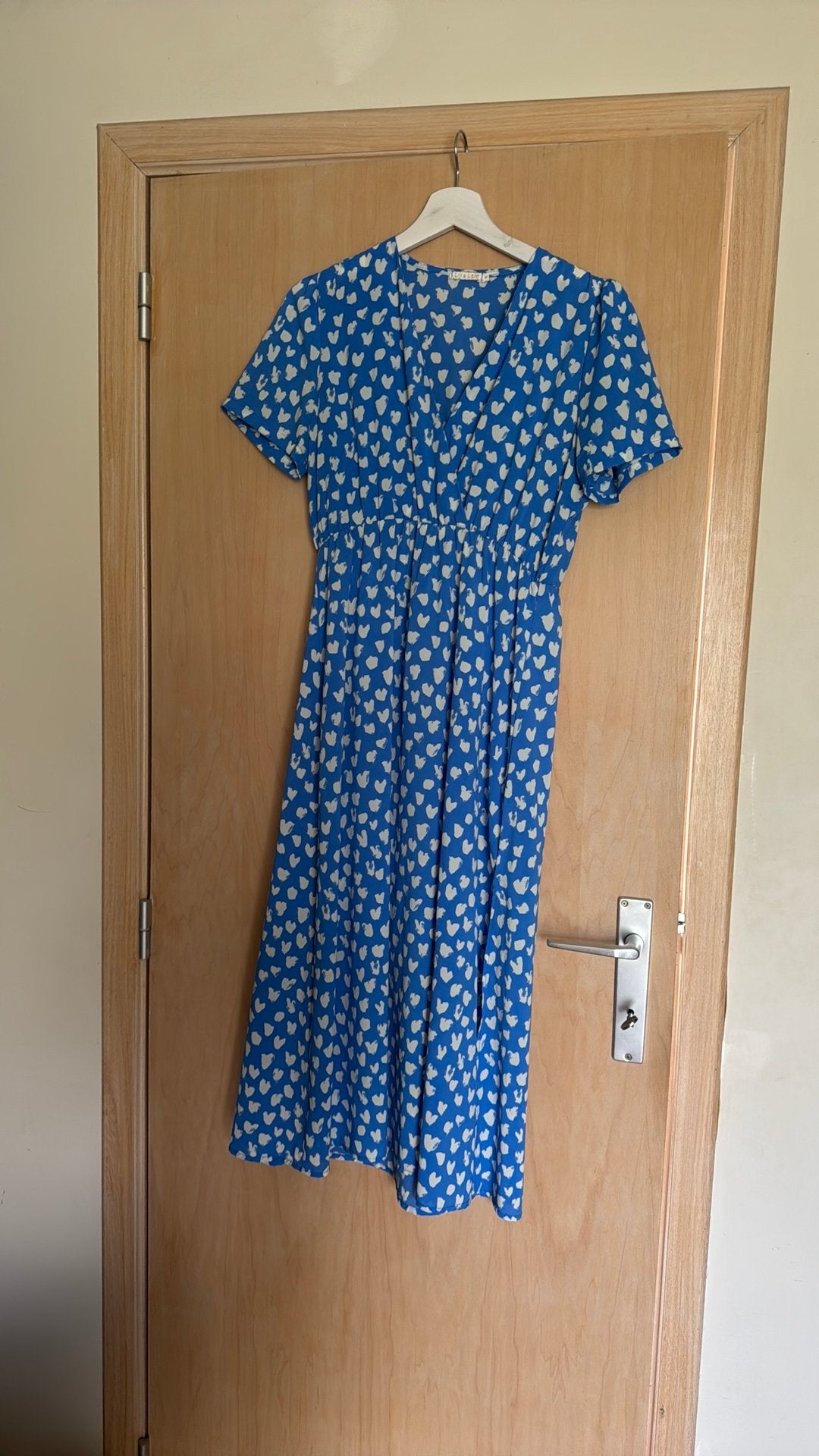 Lange jurk, Blauw, Ophalen of Verzenden, Zo goed als nieuw, Maat 36 (S)