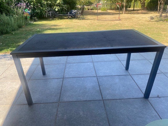 Table de jardin, Tuin en Terras, Tuintafels, Ophalen, Gebruikt, Rechthoekig, Metaal