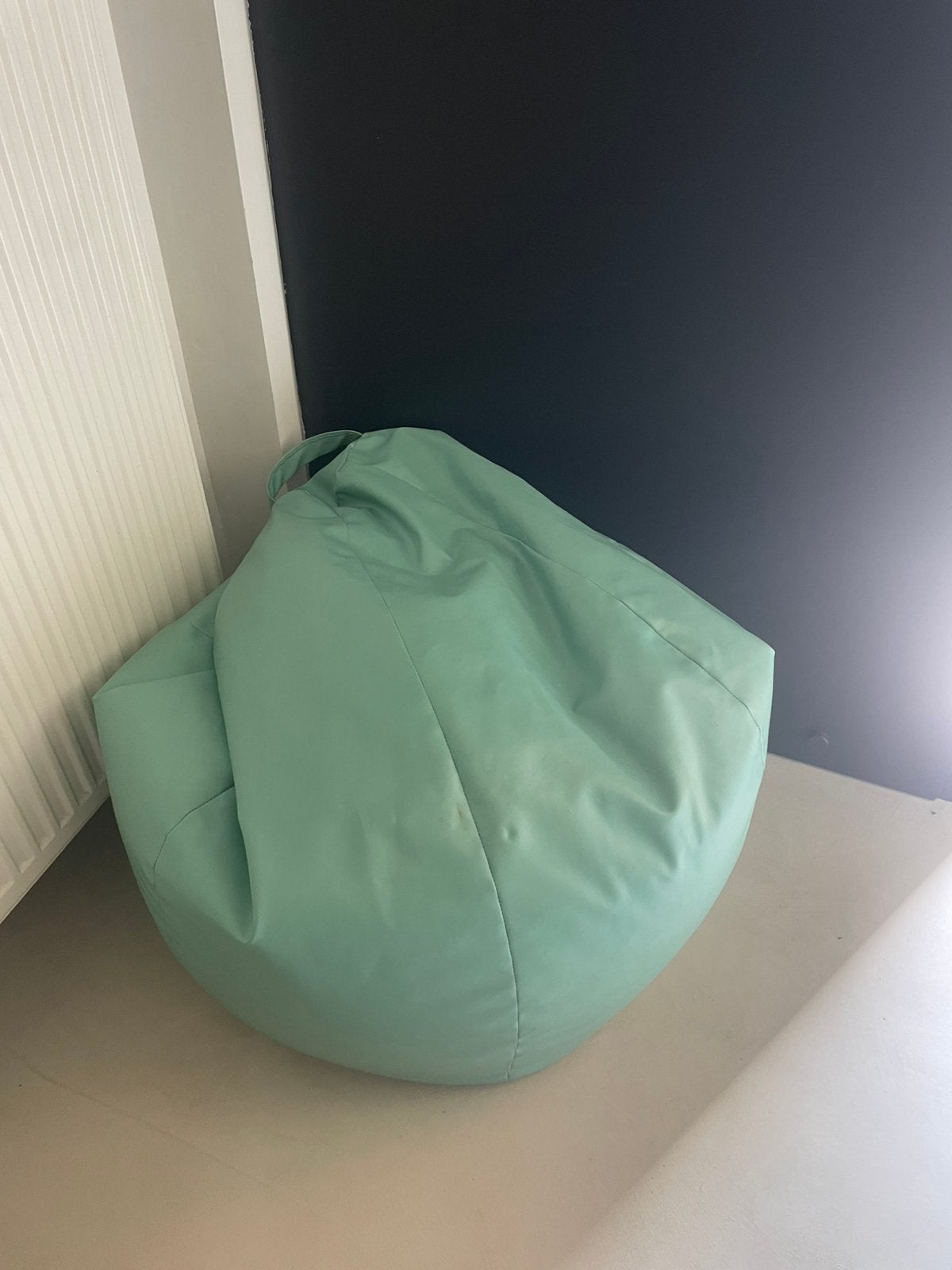 Zitzak, Huis en Inrichting, Zitzakken, Ophalen, Zo goed als nieuw, Blauw, Zitzak