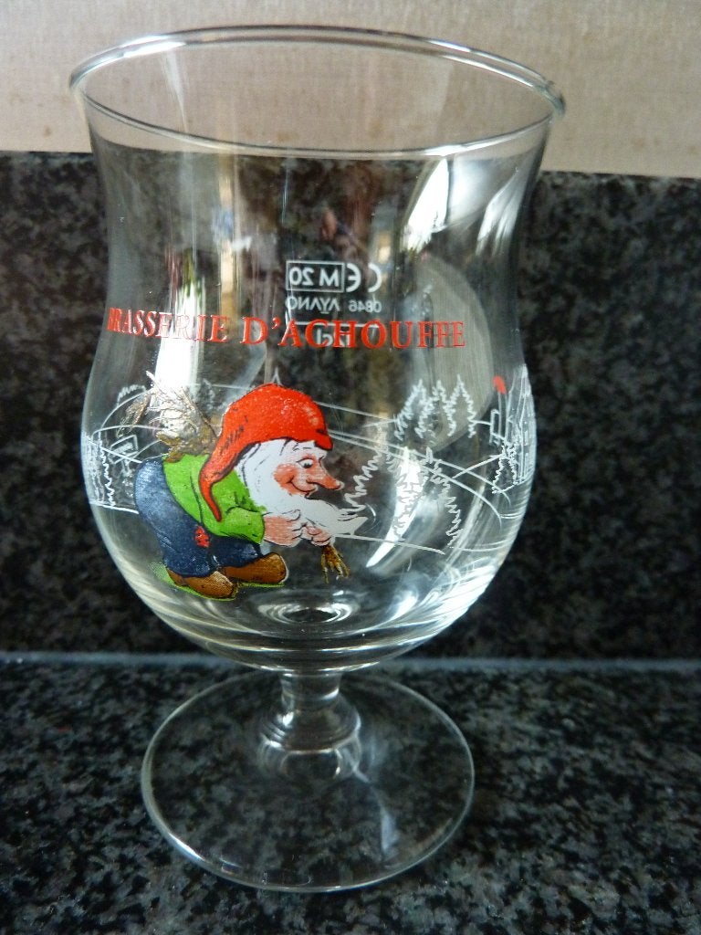 Bierglas Chouffe 12 cl, Verzamelen, Glas en Drinkglazen, Ophalen of Verzenden, Nieuw, Bierglas