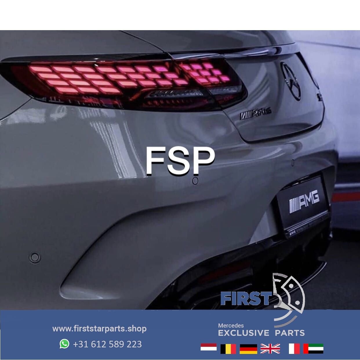 W217 C217 O LED ACHTERLICHTEN SET Mercedes S KLASSE COUPÉ CA, Gebruikt, -, Ophalen of Verzenden, -