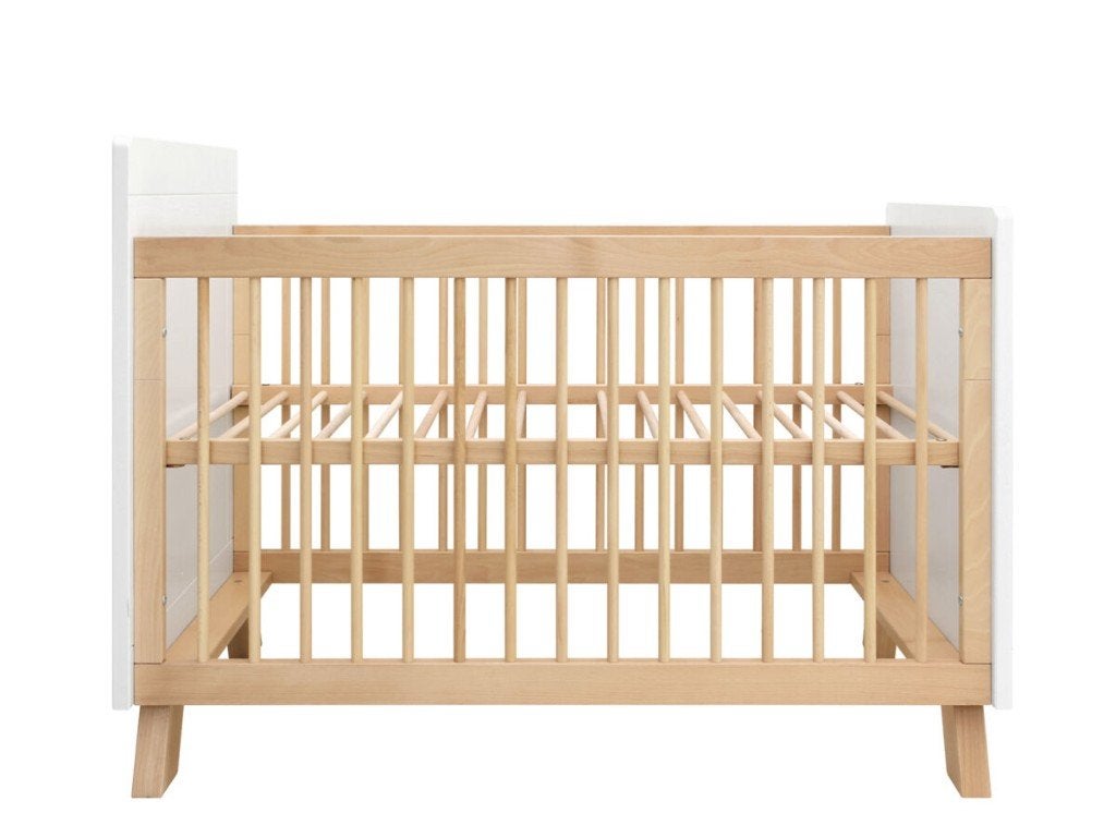 Bopita babybed Lisa 60x120 wit/naturel, Enlèvement, Comme neuf, Moins de 140 cm, Moins de 70 cm