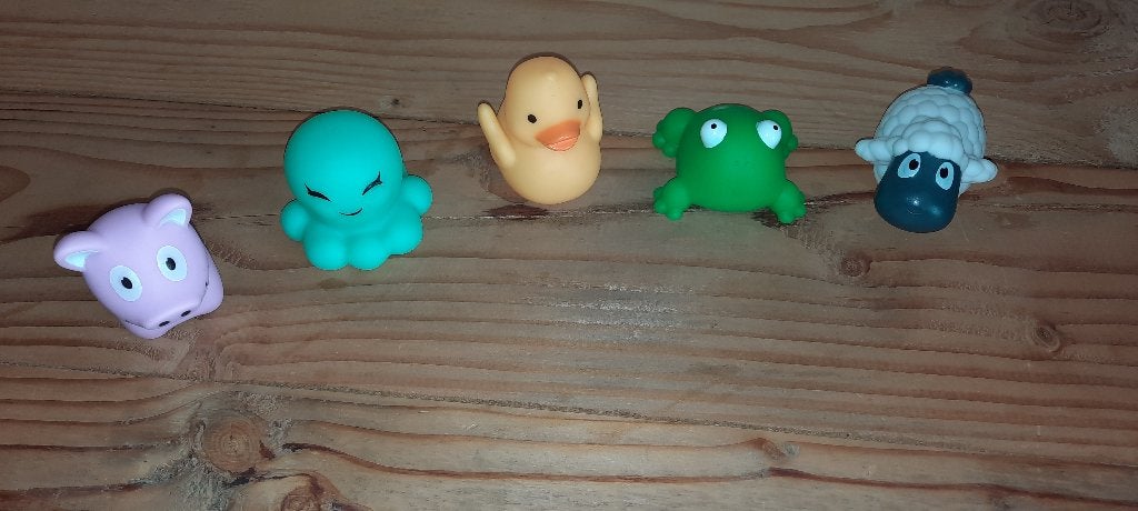 Joli ensemble de jouets pour le bain, Enlèvement ou Envoi, Comme neuf, Jouet d'animal, Autres marques