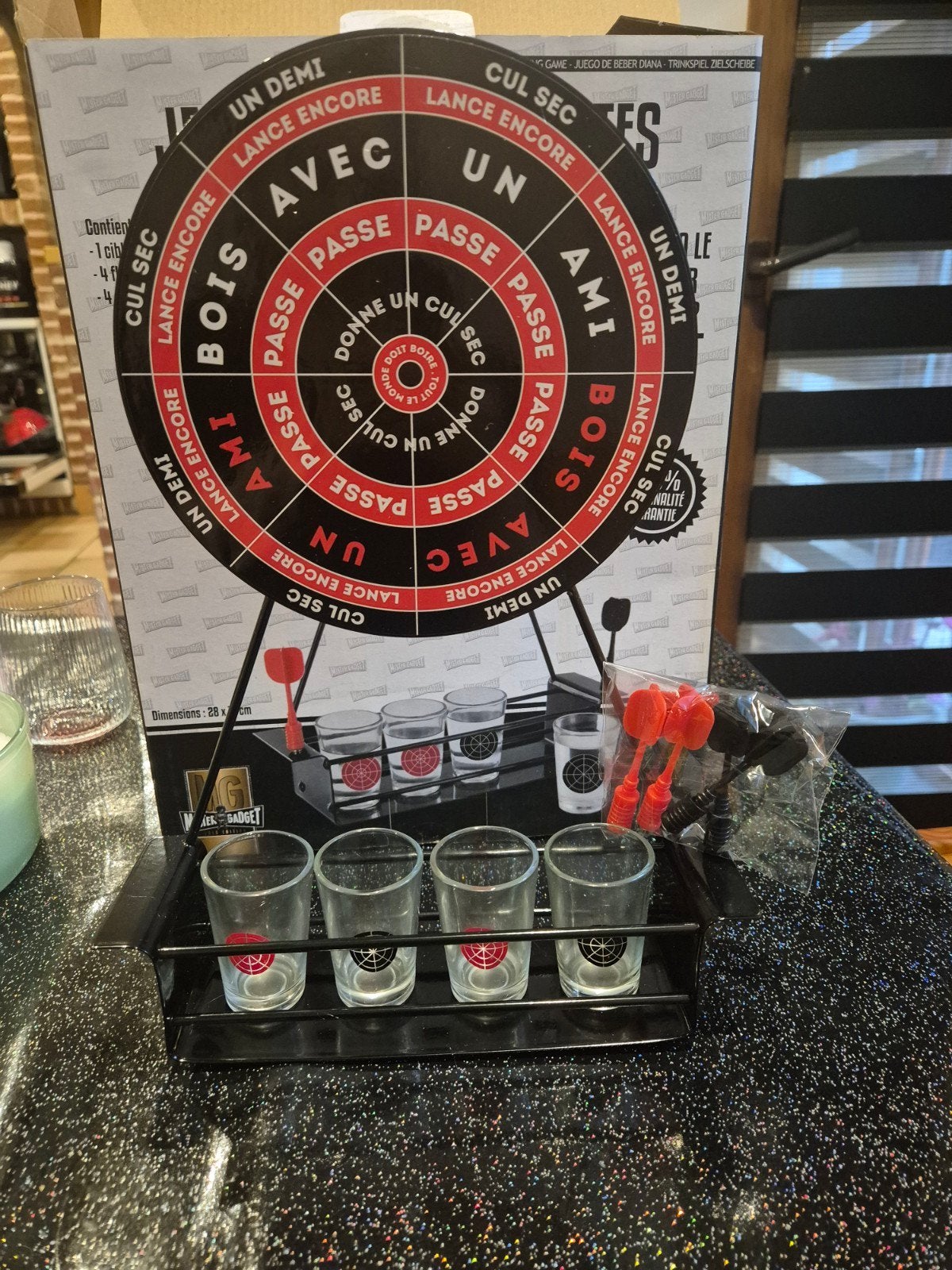 Mister Gadget magnetisch dartdrinkspel, compleet met, Een of twee spelers, Verzenden, Nieuw, Mister gadget