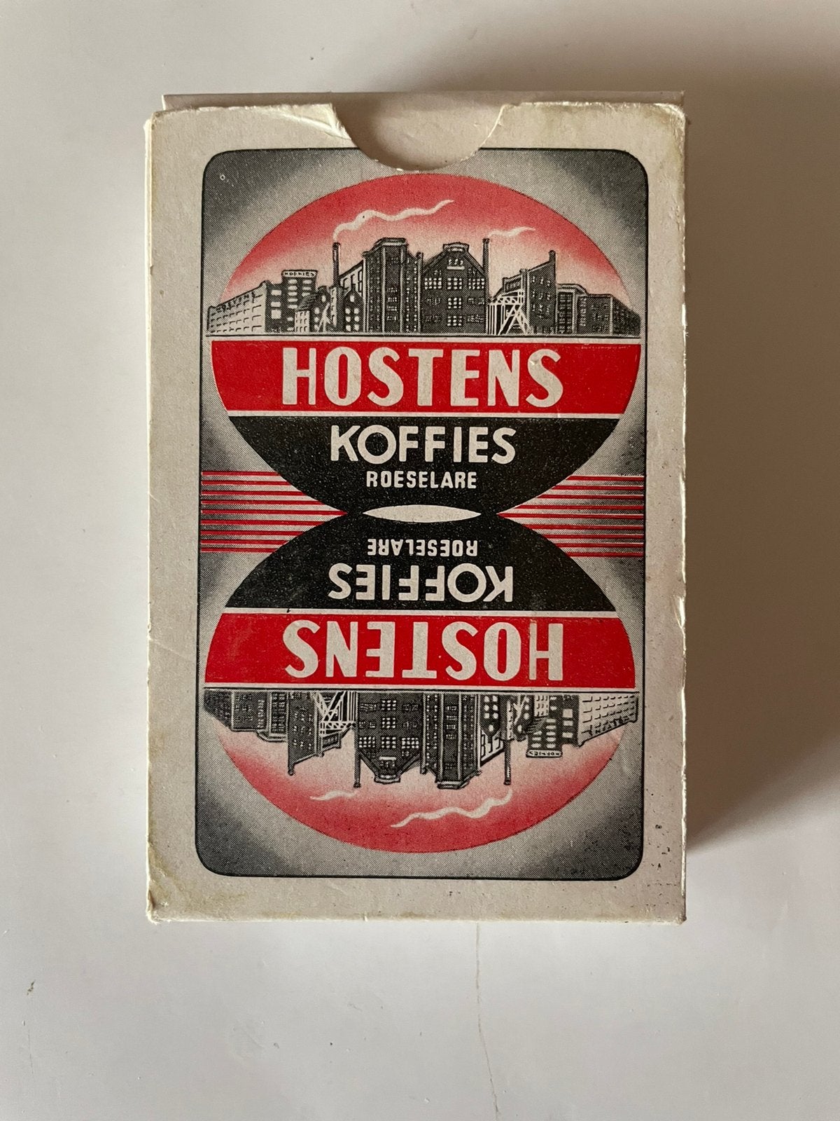 Oude speelkaarten Hostens Koffie, Verzamelen, Ophalen of Verzenden, Zo goed als nieuw, Speelkaart(en)