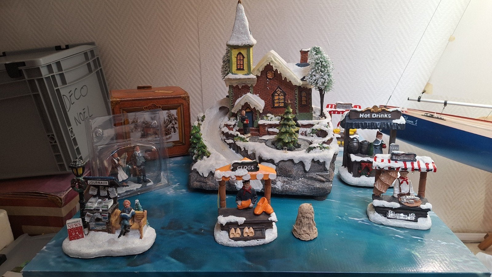 Garnitures pour village de Noël, Ophalen