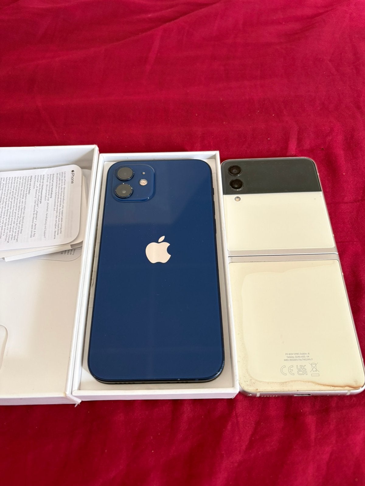 Set geblokkeerde smartphones - voor onderdelen of reparatie, Ophalen of Verzenden, Zo goed als nieuw, Blauw, IPhone 12