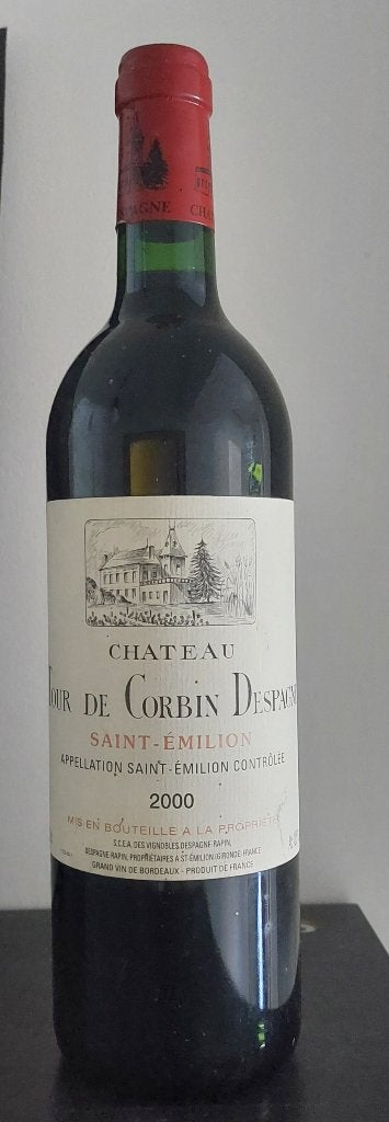Bouteille saint emilion 2000, Collections, Vins, Neuf, Enlèvement ou Envoi, Vin rouge, France