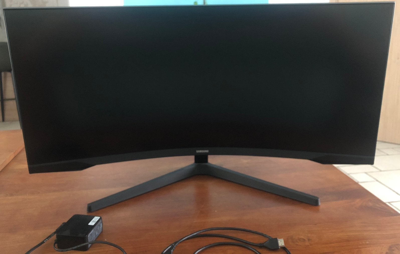 Curved monitor 34” Samsung, Computers en Software, Monitoren, Ophalen, Zo goed als nieuw