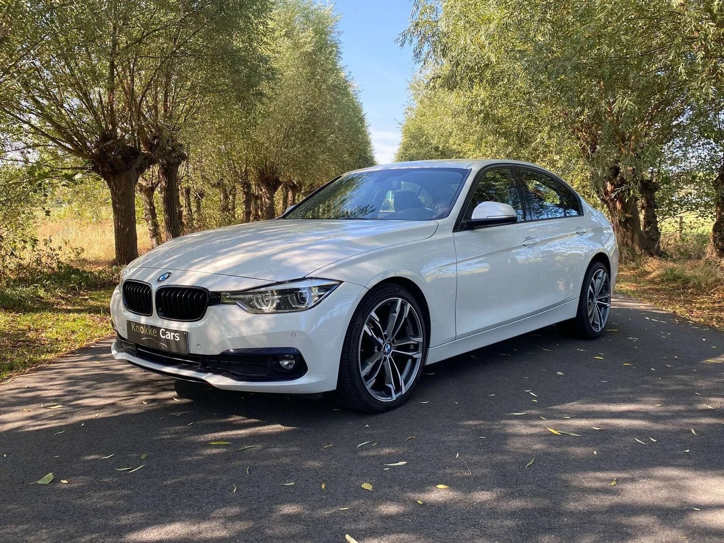 BMW 3 Serie 318 318d,19"Alu velgen,Sportzetels,Parkeerhulp, Autos, BMW, 121 g/km, Entreprise, Noir, Commande vocale