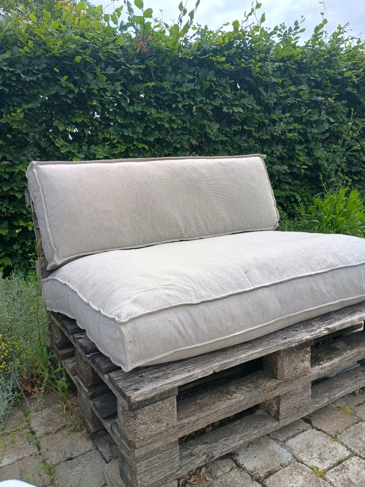 Twee paar Palletkussens, Enlèvement