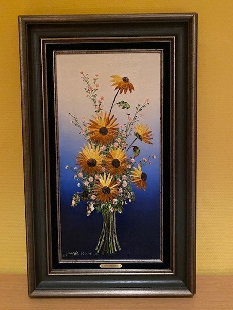 Prachtig olieverfschilderij Magda Verschaeve -, Doek, Gesigneerd, Olieverf, Klassiek