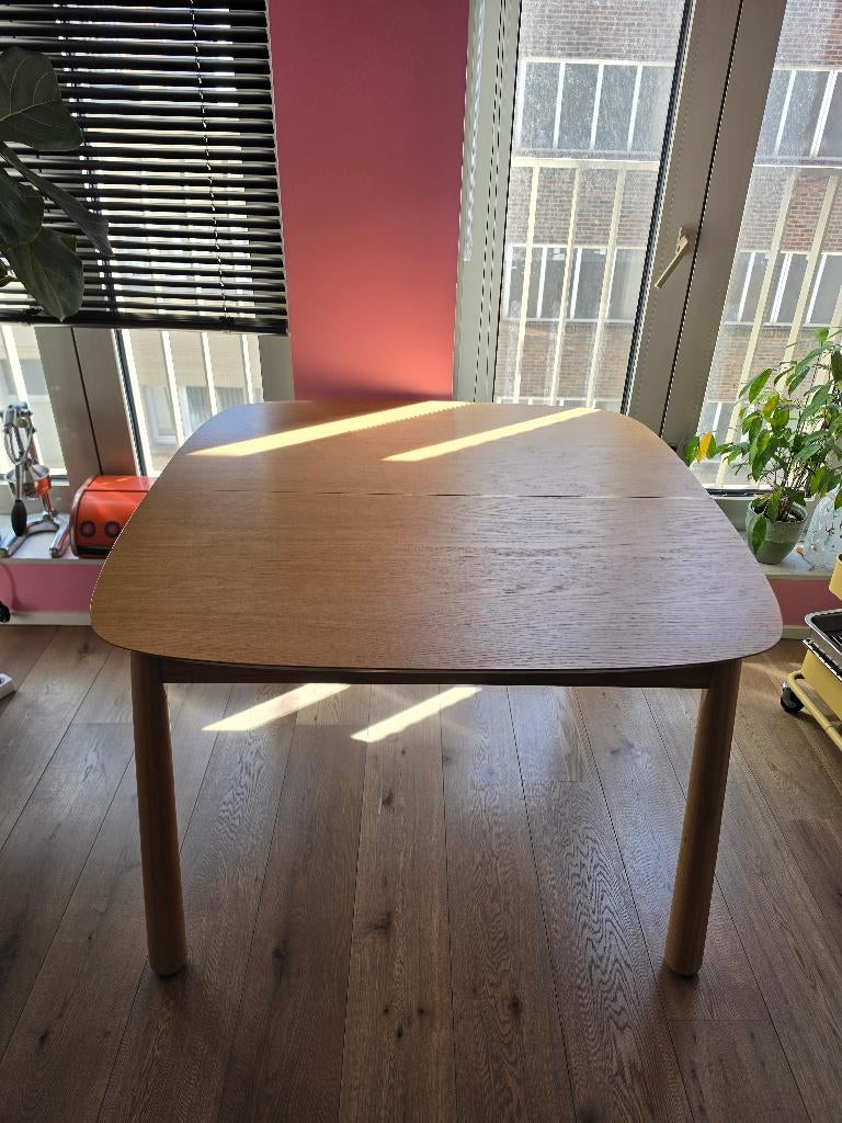 Fest Homerun Eettafel - Uitschuifbaar, Ophalen, 100 tot 150 cm, Eikenhout, 50 tot 100 cm