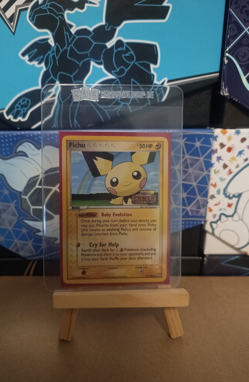 Pichu Power Keepers reverse holo nr.:21, Ophalen