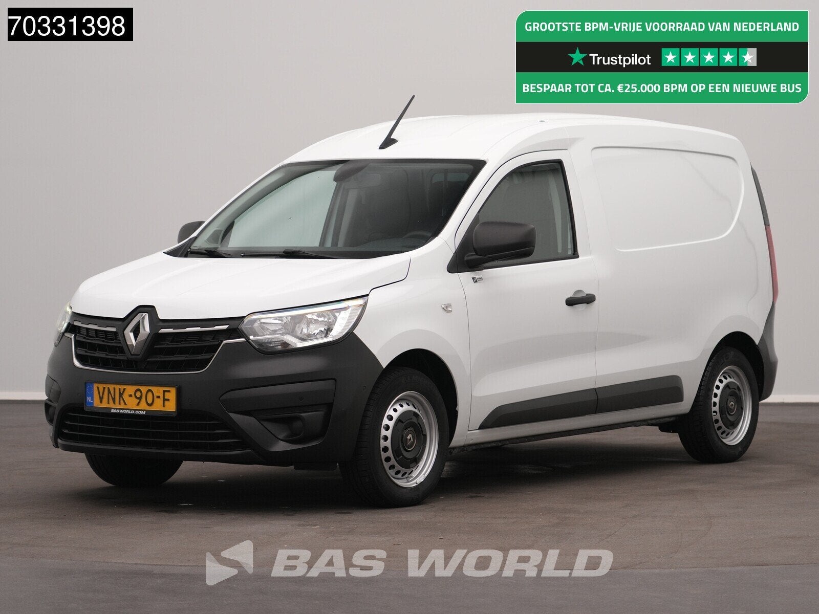 Renault Express 75pk L1H1 Navi Airco Cruise Cmaera Parkeerse, Autos, Achat, Euro 6, Entreprise, 2 places