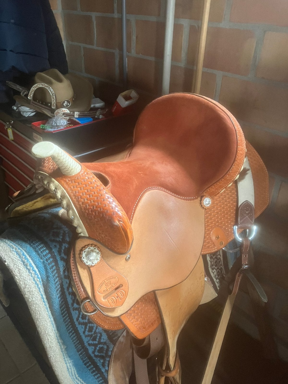 Barrel zadel, Dieren en Toebehoren, Paarden en Pony's | Zadels, Ophalen, XS (15.5 inch of kleiner), Zo goed als nieuw, Overige disciplines
