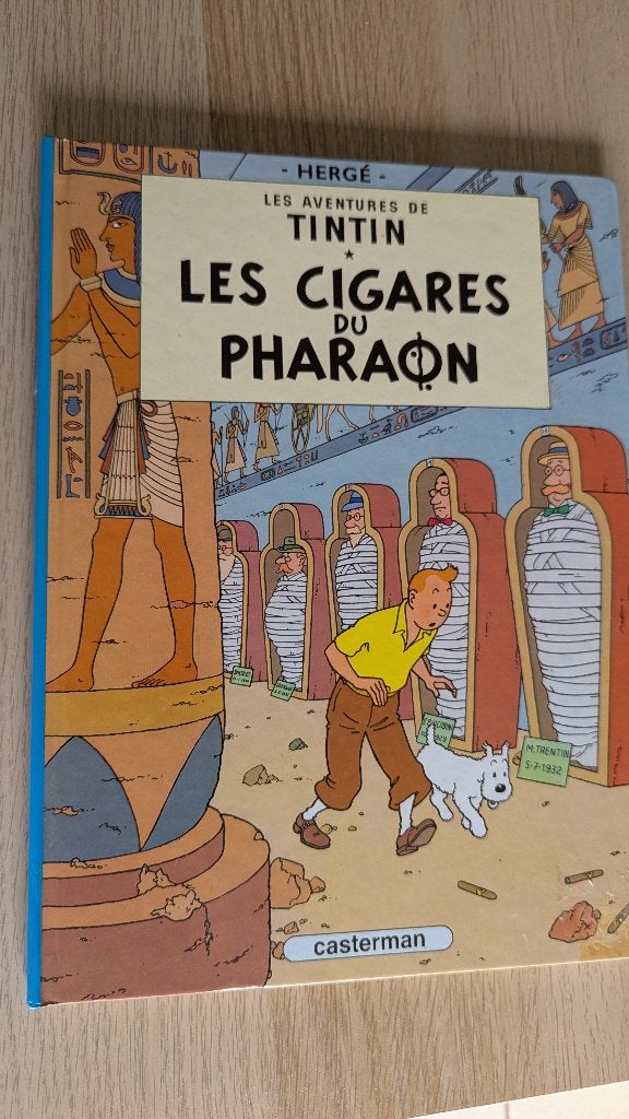 Bd Tintin les cigares du pharaon, Enlèvement