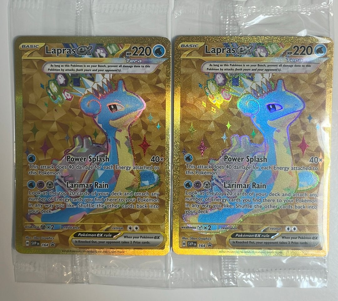 Lapras ex 164 promo, Hobby & Loisirs créatifs, Enlèvement ou Envoi, Neuf, Cartes en vrac, Foil