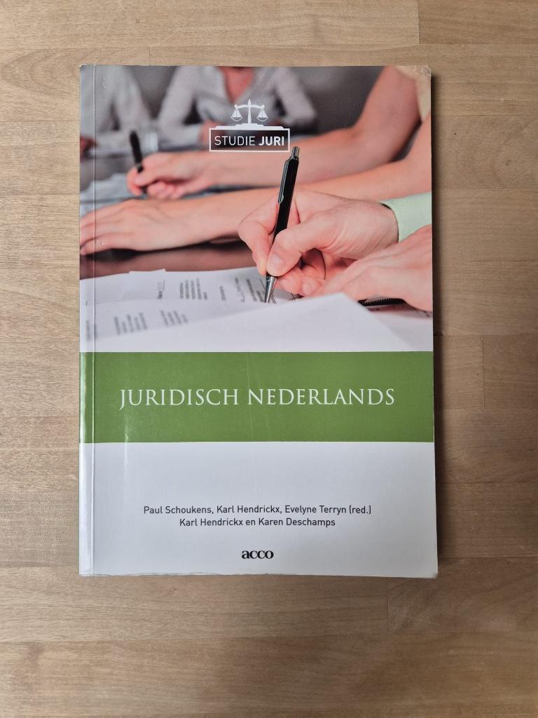 Juridisch Nederlands, Boeken, Ophalen of Verzenden, Zo goed als nieuw, Hogeschool, Schoukens Paul