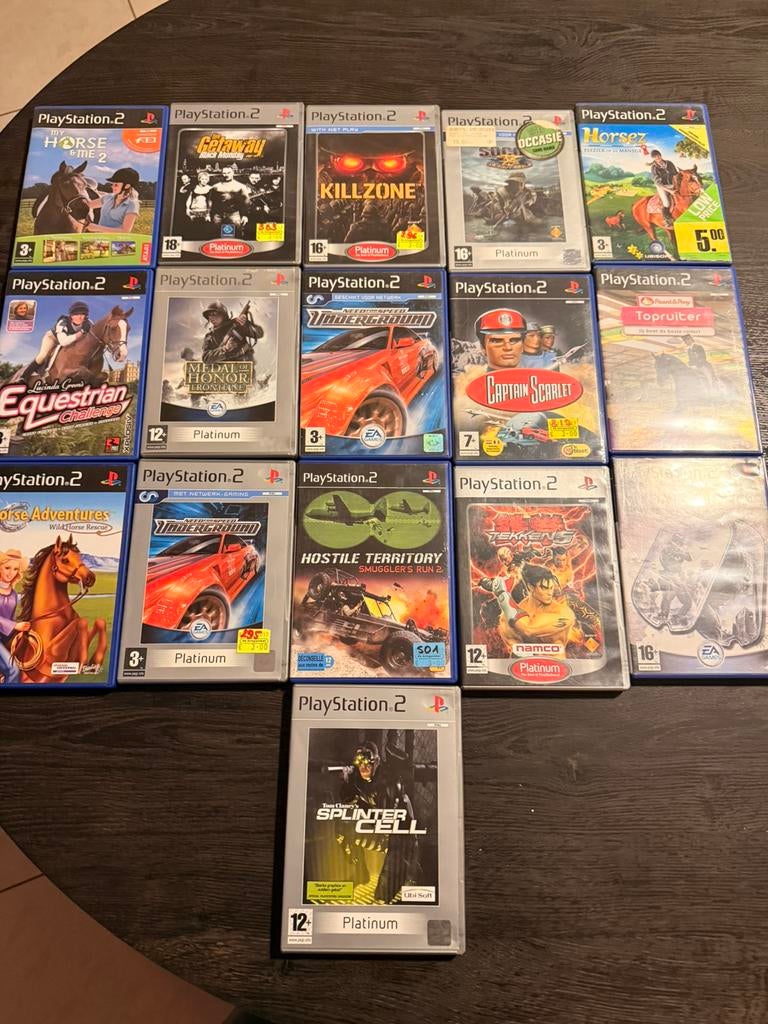 PlayStation 2 spellen lot – 15+ games, Games en Spelcomputers, Ophalen, Zo goed als nieuw