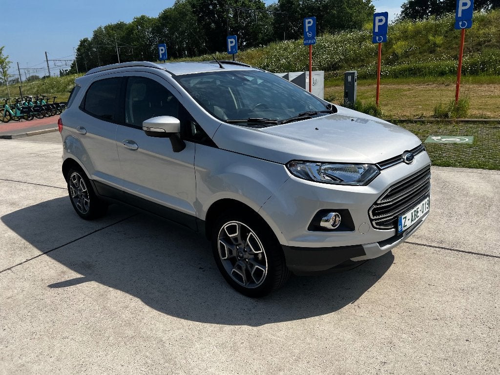 prachtige ford ecosport titanium uitvoering met 39900 km, Voorwielaandrijving, Monovolume, Ecosport, Leder en Stof