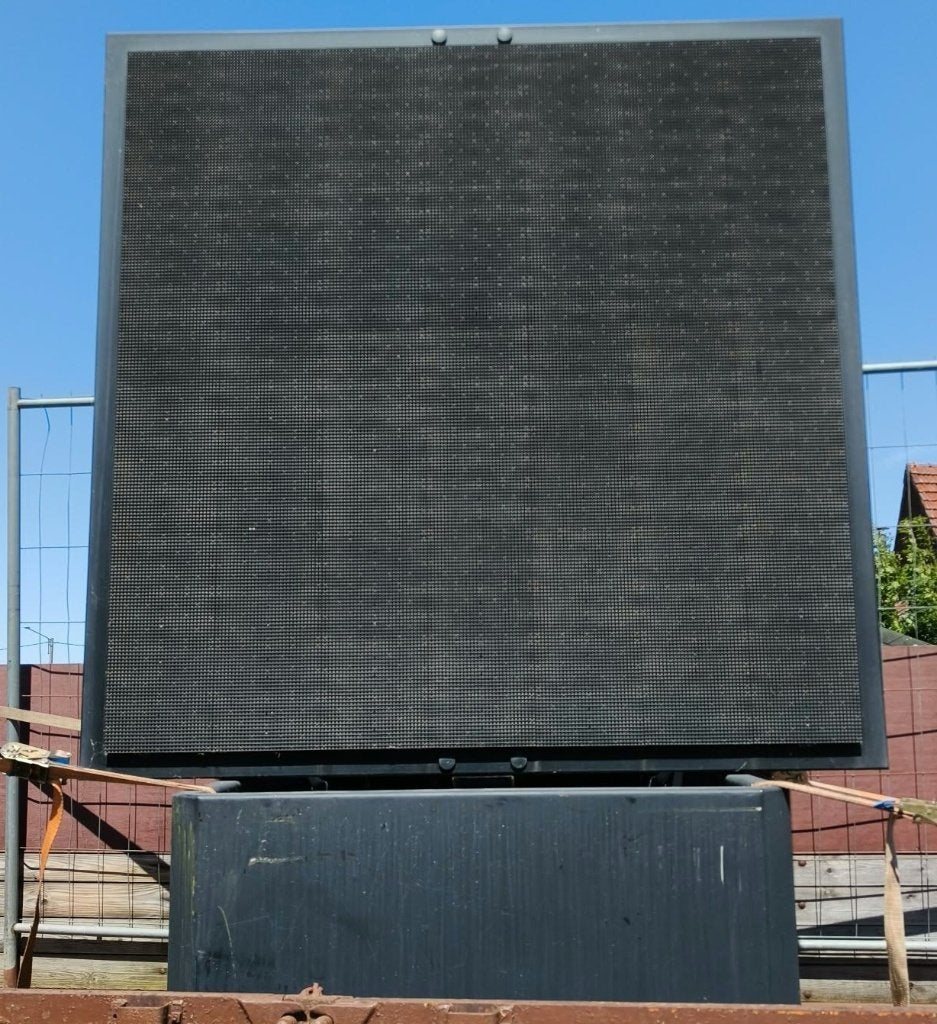 Écran LED publicitaire extérieur 140x140 cm Publi-FDM, Enlèvement, Utilisé, Autres types