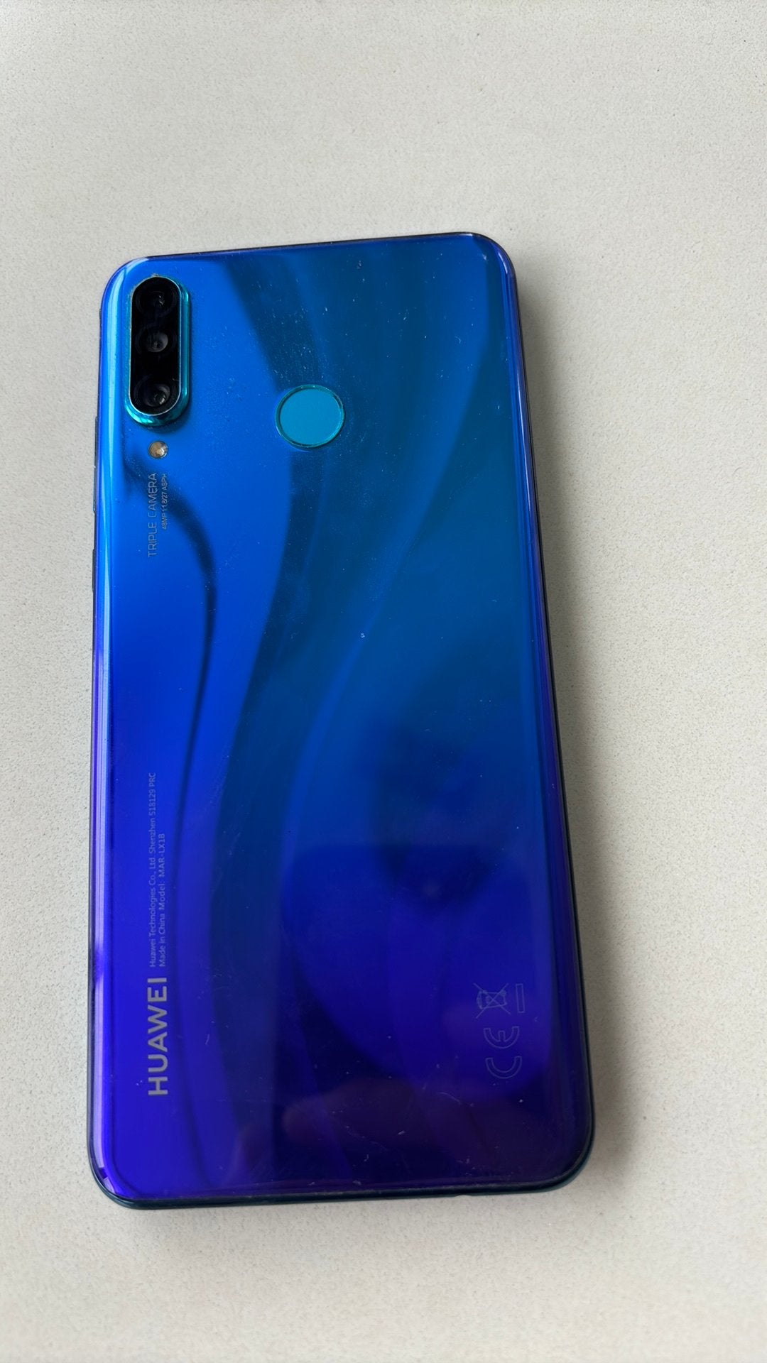 Huawei P30 lite, Télécoms, Téléphonie mobile | Huawei, Enlèvement ou Envoi, Utilisé, Bleu