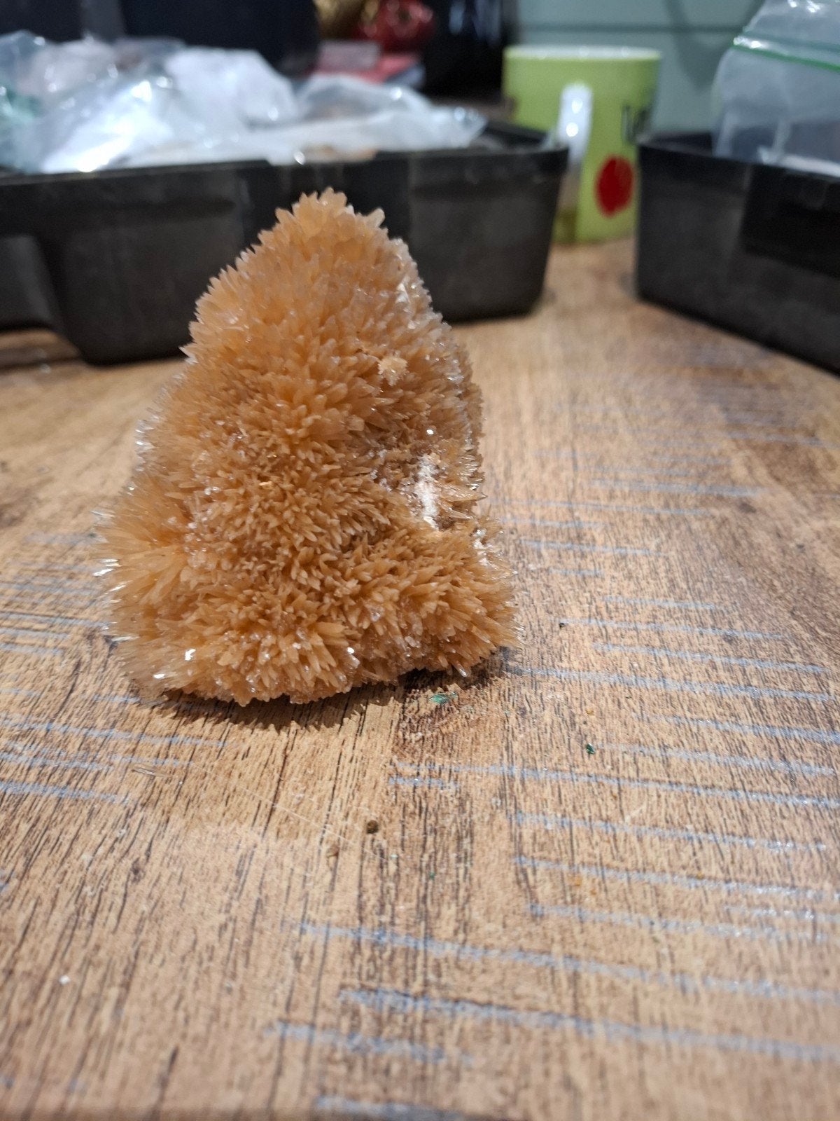 Calcite orange, Ophalen