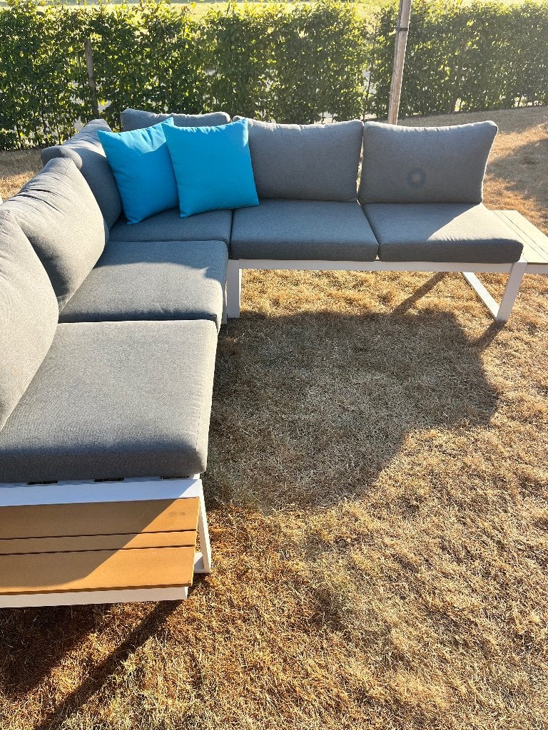 Lounge, Tuin en Terras, Ophalen, Kunststof, 6 zitplaatsen, Zo goed als nieuw