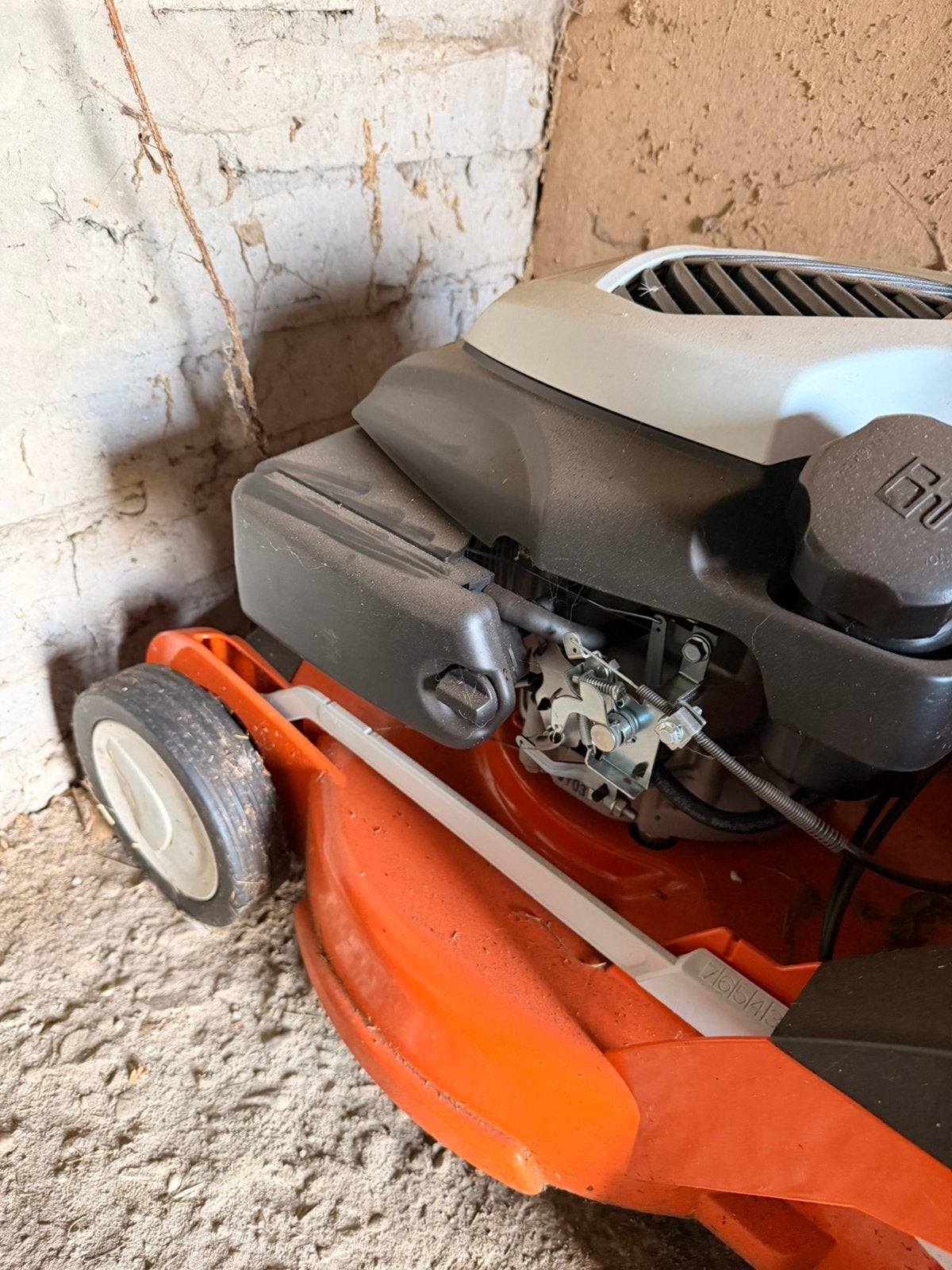 STIHL RM 650 VS Grasmaaier, Jardin & Terrasse, Enlèvement, Comme neuf, Tondeuses à gazon à essence, Bac de ramassage