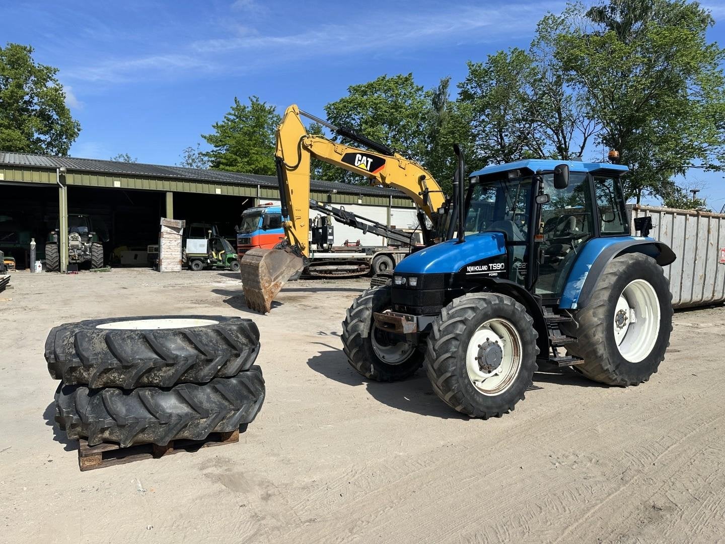 New Holland TS 90, Zakelijke goederen, Landbouw | Tractoren, Gebruikt, 80 tot 120 Pk, New Holland, Meer dan 10000