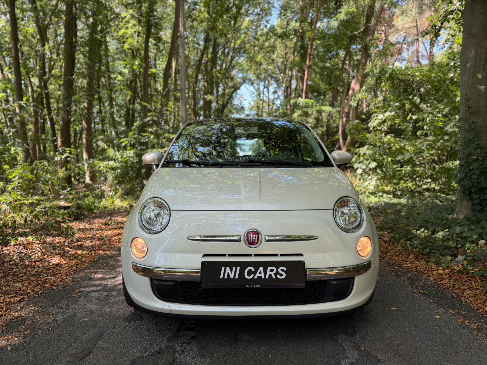 Fiat 500 Benzine, Auto's, Voorwielaandrijving, https://public.car-pass.be/vhr/d801411b-9f82-4137-addd-90606c3cc497, 875 cc, Wit