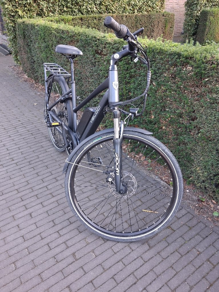 Elektrische fiets van VELOCI, Zo goed als nieuw, 47 tot 51 cm, 50 km per accu of meer, Ophalen