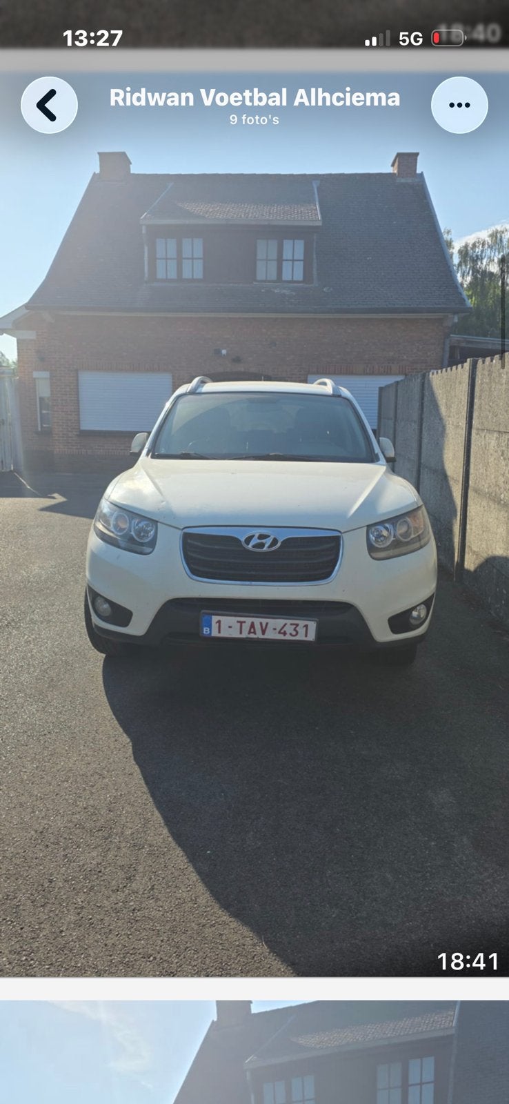 Hyundai Santa Fe 2.0 CRDi   7pl, climatisation, GPS, cuir.., Autos, Hyundai, Cuir, Euro 5, 110 kW, https://public.car-pass.be/vhr/68e53f8a-4bb8-4a3a-bb8c-80dc366467e9