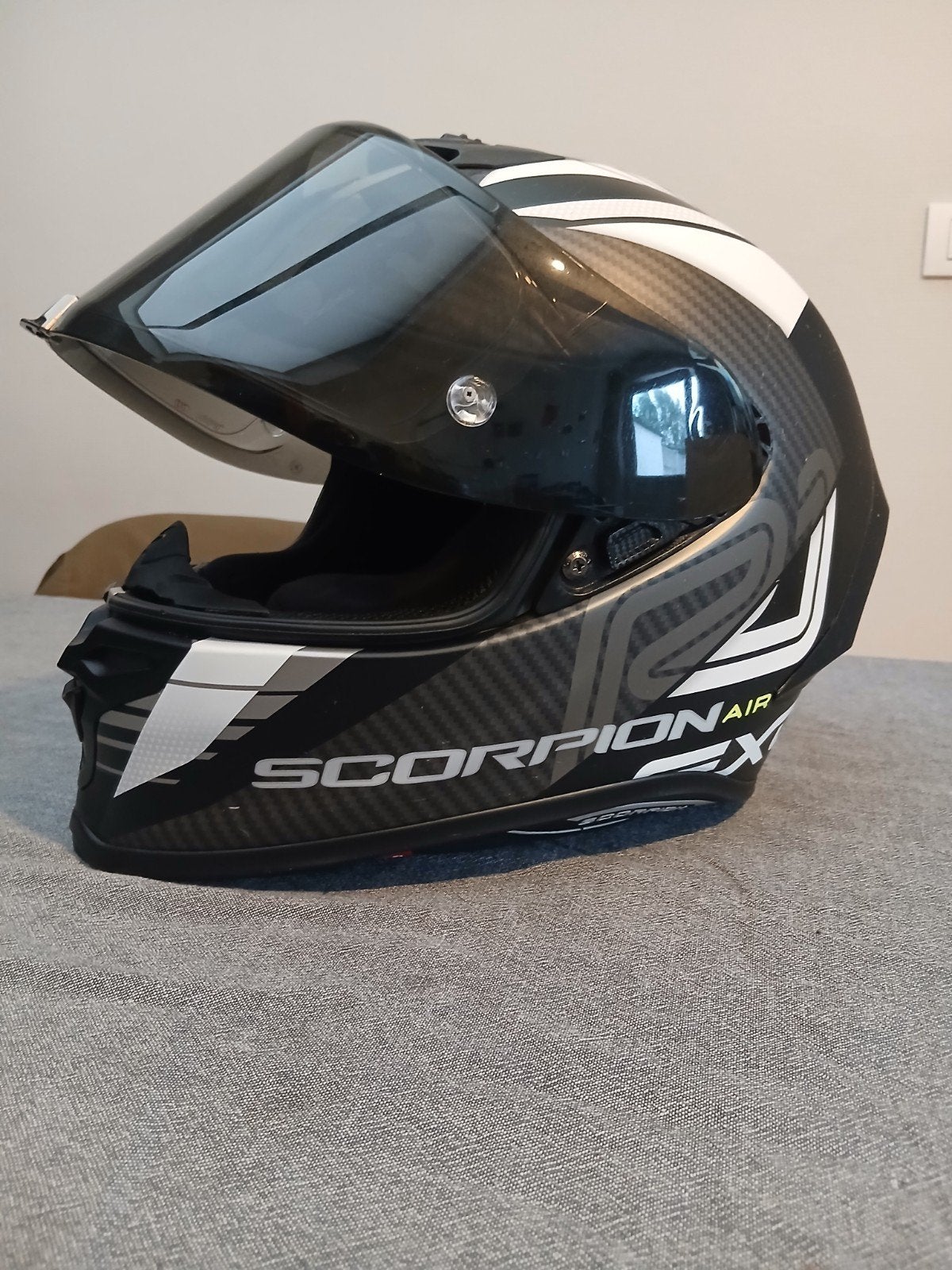 ️ Scorpion EXO-1400 Air Carbon motorhelm, Motoren, Ophalen, S, Integraalhelm