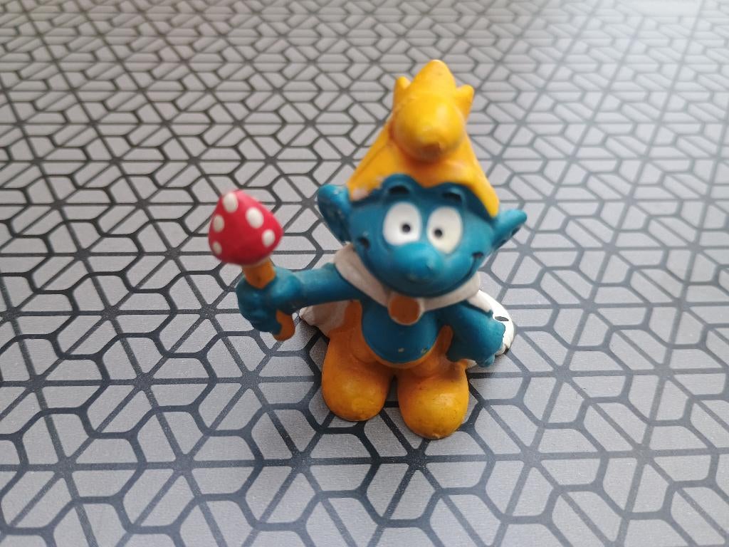 Koning Smurf 2.0074, Verzamelen, Ophalen of Verzenden, Gebruikt, Overige Smurfen, Poppetje, Figuurtje of Knuffel