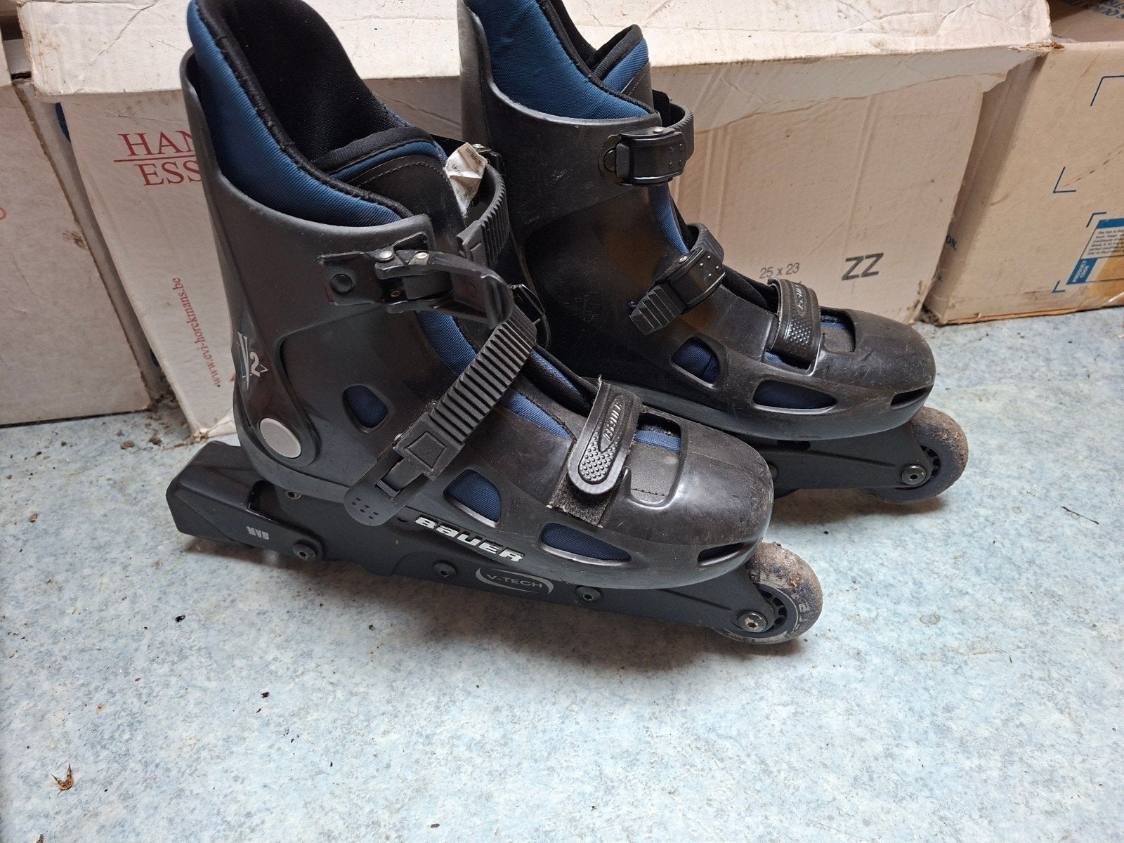 inline skate, Sport en Fitness, Ophalen, Gebruikt, Bauer, Inline skates 4 wielen
