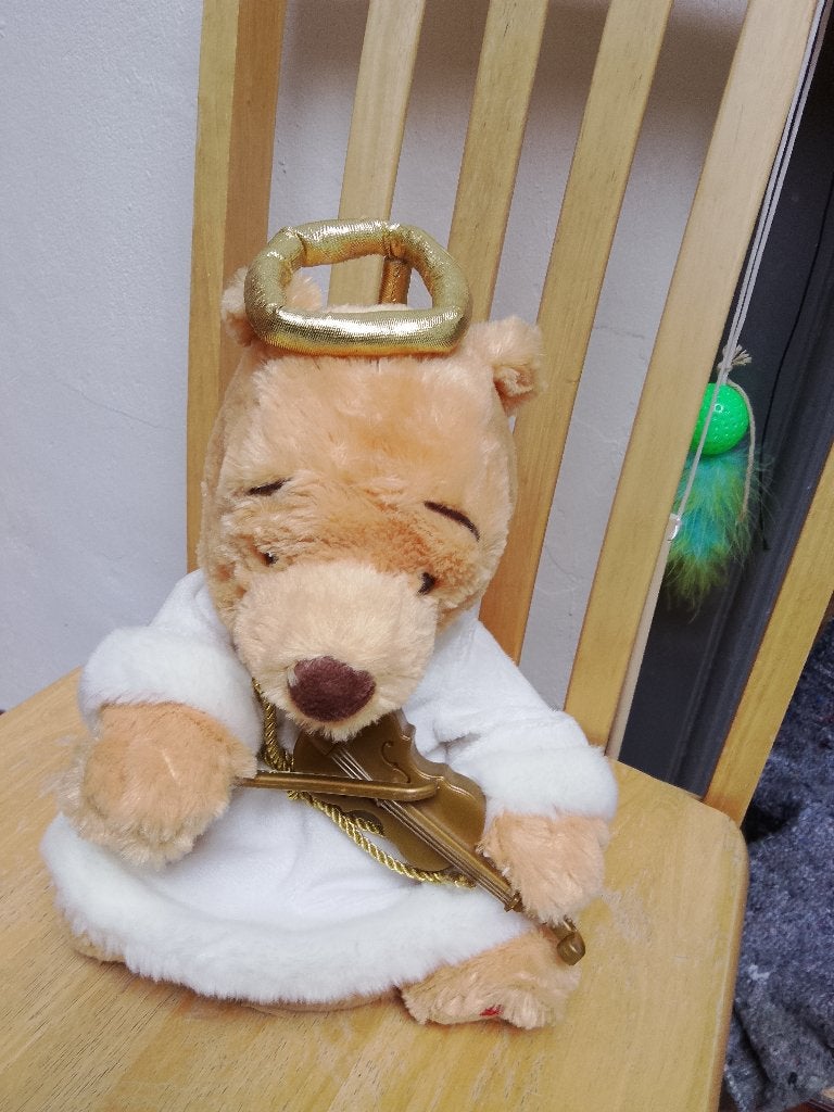 Winnie Disney Audio/Dancing Angel Teddyberen, Verzamelen, Ophalen of Verzenden, Winnie de Poeh of vrienden, Zo goed als nieuw
