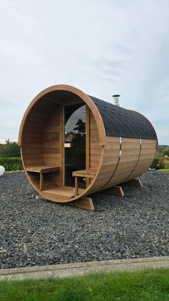 Livraison et installation gratuites du sauna 3M Barrel, Enlèvement ou Envoi