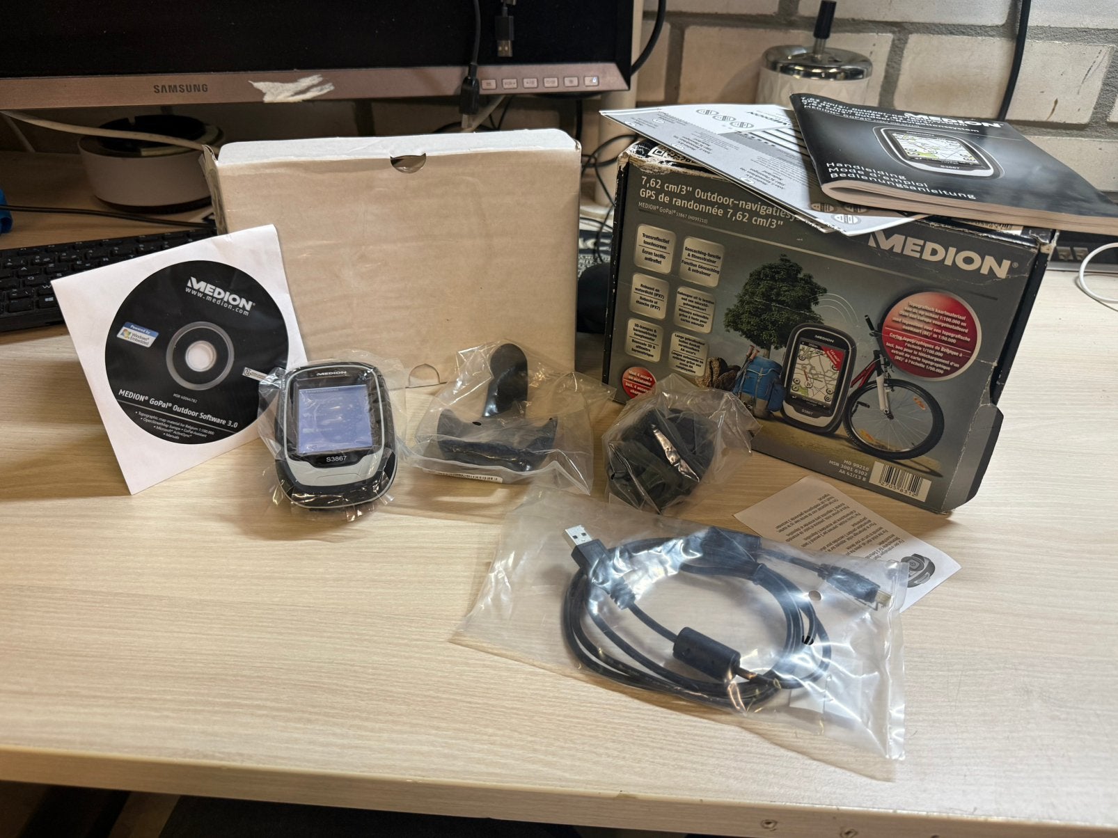 Medion GoPal S3867 – Outdoor GPS-, Ophalen, Zo goed als nieuw