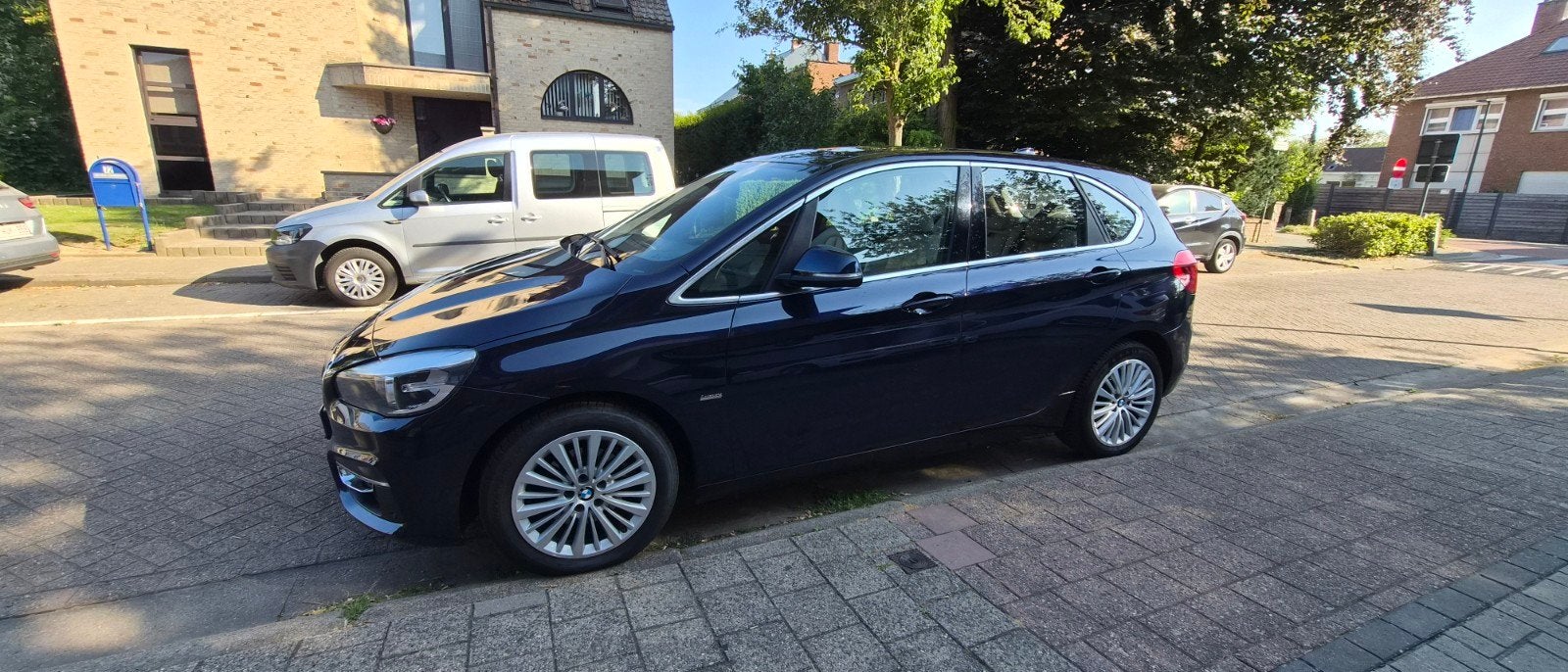 Luxe pakket BMW 216D Active Tourer, Auto's, BMW, Voorwielaandrijving, Monovolume, Blauw, 5 deurs