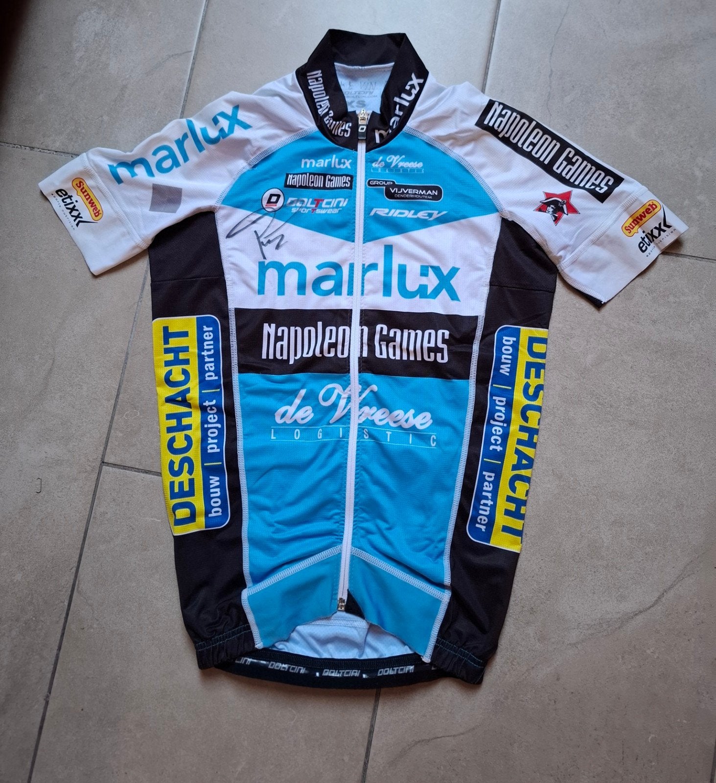 Truitje gedragen door Kevin Pauwels, Fietsen en Brommers, XS, Heren, Ophalen of Verzenden, Zo goed als nieuw