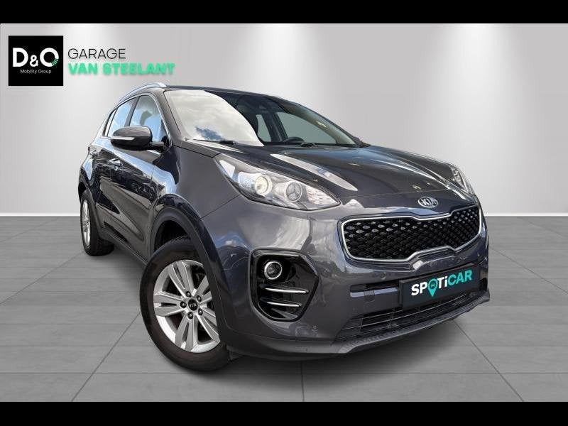 Kia Sportage Spartage 1.6 Camera,Trekhaak,Carplay/androidaut, Autos, Kia, Argent ou Gris, Achat, Euro 6, Boîte manuelle