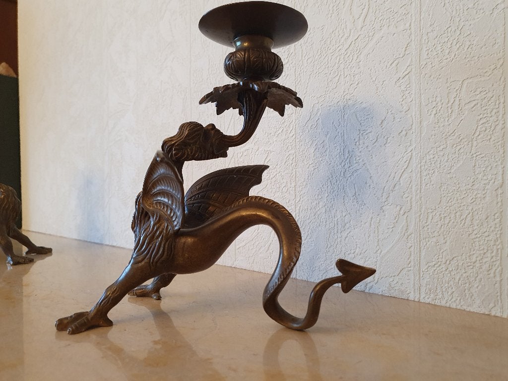 VINTAGE KOPEREN KANDELAARS, Antiek en Kunst, Ophalen of Verzenden, Koper of Brons