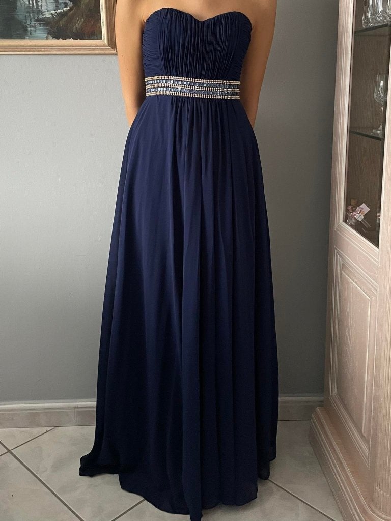 ROBE de soirée EVA&LOLA bleu S, EVA&LOLA, Enlèvement ou Envoi, Taille 36 (S), Comme neuf