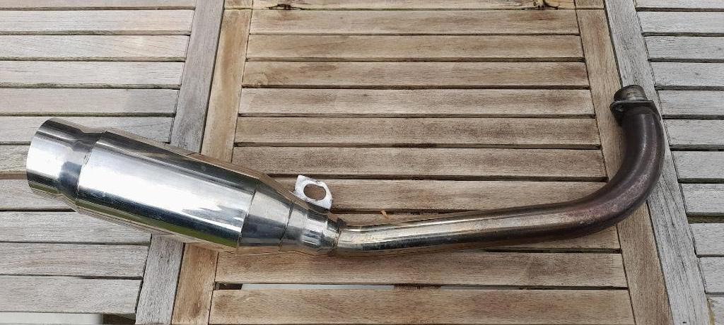 Uitlaat  honda dax , chaly onderliggend, Fietsen en Brommers, Ophalen of Verzenden, Gebruikt, Uitlaat, Forza