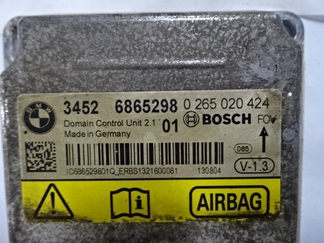 BOITIER AIRBAG BMW 1 serie (F20) (01-2010/06-2019) (6865298), Mevr. I. Hauben, Utilisé, BMW, Rue de l'Espoir 34 34
4030  GRIVEGNÉE, BE